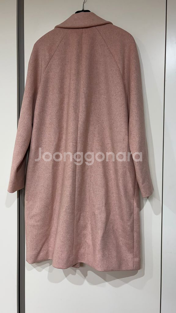 ATMARK핑크 롱코트--1