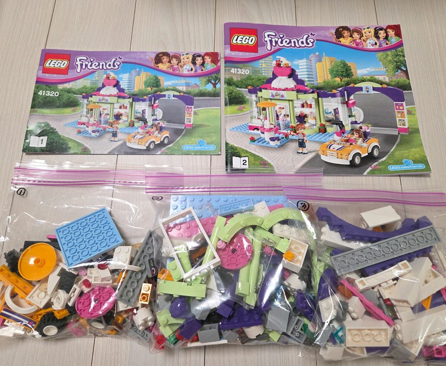 레고프렌즈 41320하트레이크요거트아이스크림 가게--1