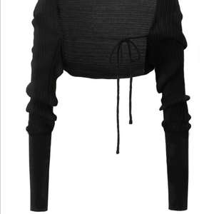 쓰리타임즈 릿 볼레로 블랙 새상품