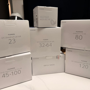 A급 gfx100s, gf23, gf45-100, gf32-64, gf80, mcex 45g 일괄판매 이미지