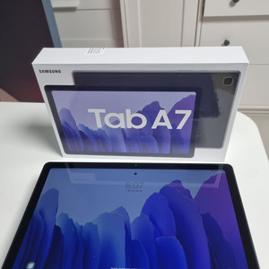 삼성전자 갤럭시탭 A7 SM-T500 64GB 다크 그레이 박스개봉급 신동품