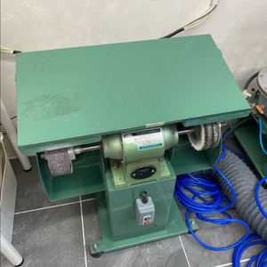 신발구두수선 그라인더 샌딩기 집진 + 압축기 + 라스트 일괄 밑창보강 수선용