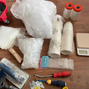 에폭시 시멘트 줄눈 셀프 작업 공구 일괄 판매 메지 의자 짤주머니 저울