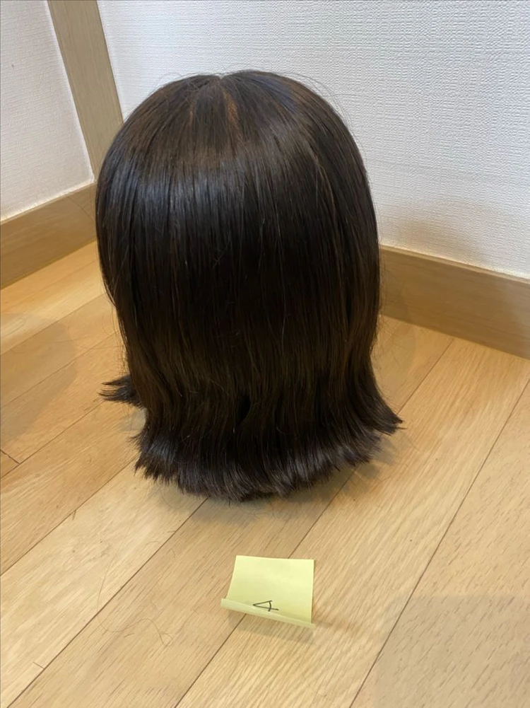미용 실기 천혜인 천혜사 통가발 이미지