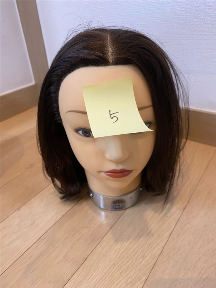 미용 실기 천혜인 천혜사 통가발 이미지