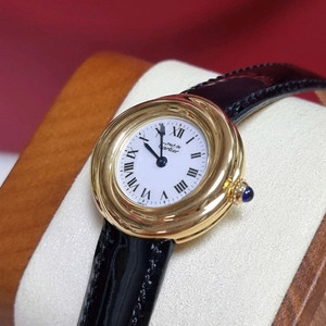 까르띠에 머스트 트리니티 블랙로만 디버클 여성시계 99년