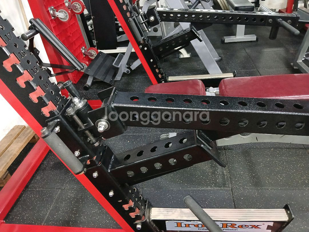 홈짐 중고헬스기구 아이언렉스 이지랙 & 프리암 세트--1