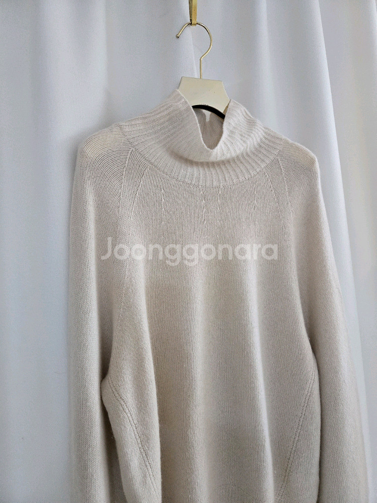 타임 캐시미어 100% 터틀넥 니트--4