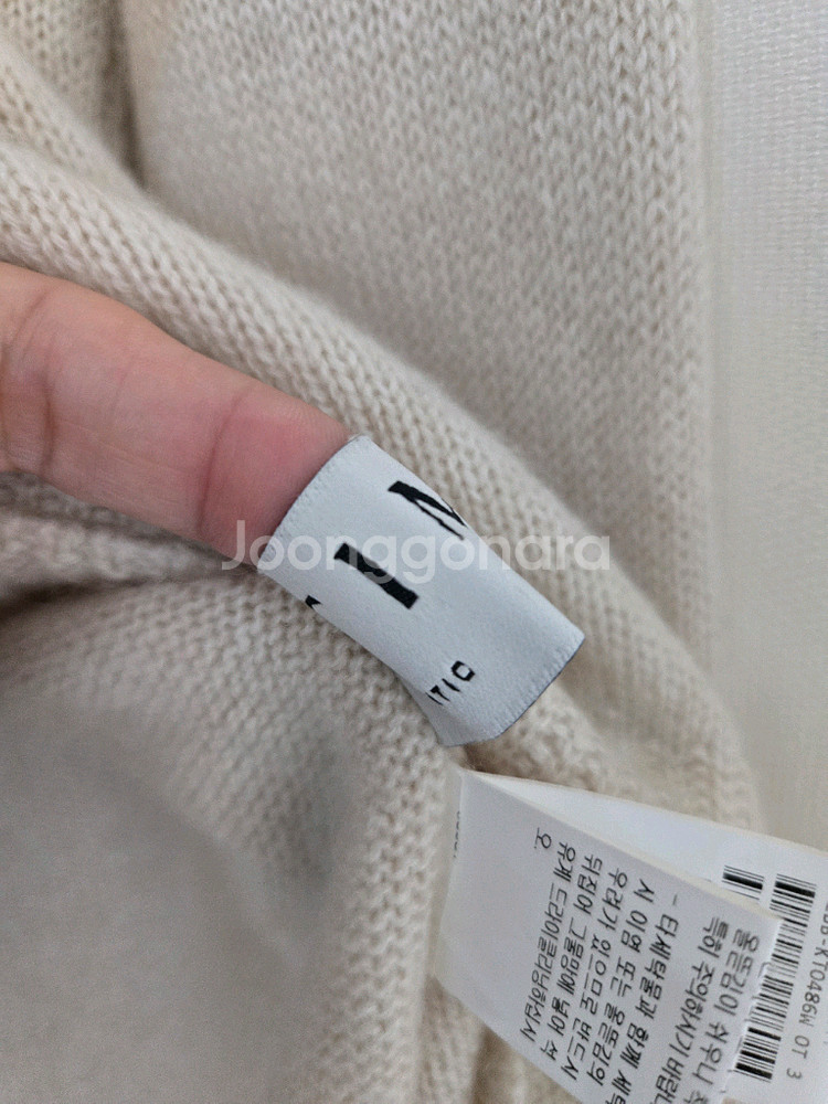 타임 캐시미어 100% 터틀넥 니트--6