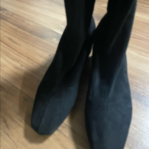 스웨이드 롱부츠 235