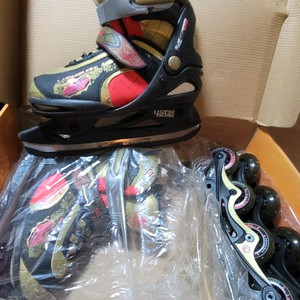 스케이트+인라인+보호장구(새거)+헬멧