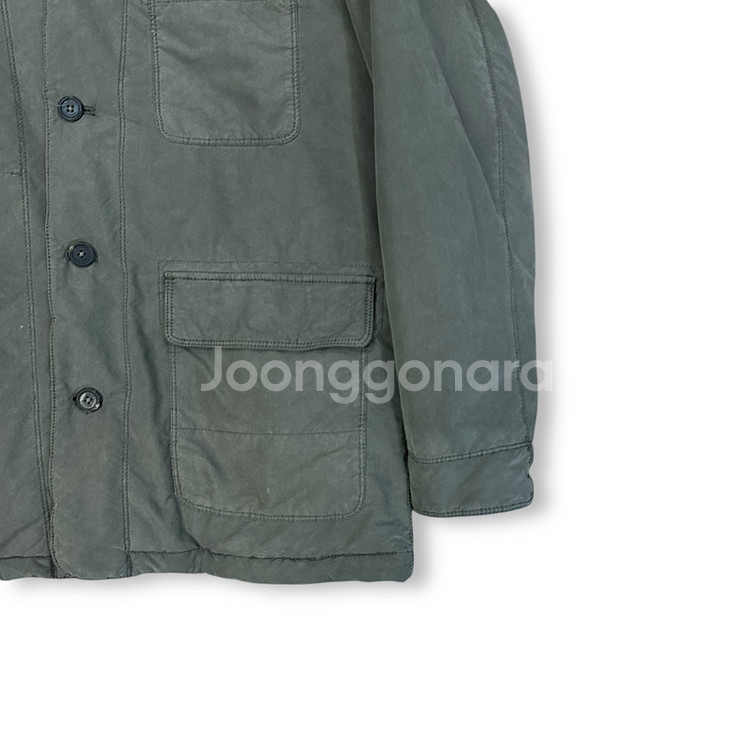 시리즈 가먼트다이 패딩 자켓--2