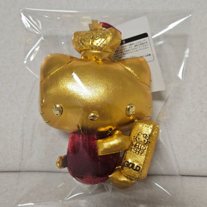 황금골드바키티인형키링