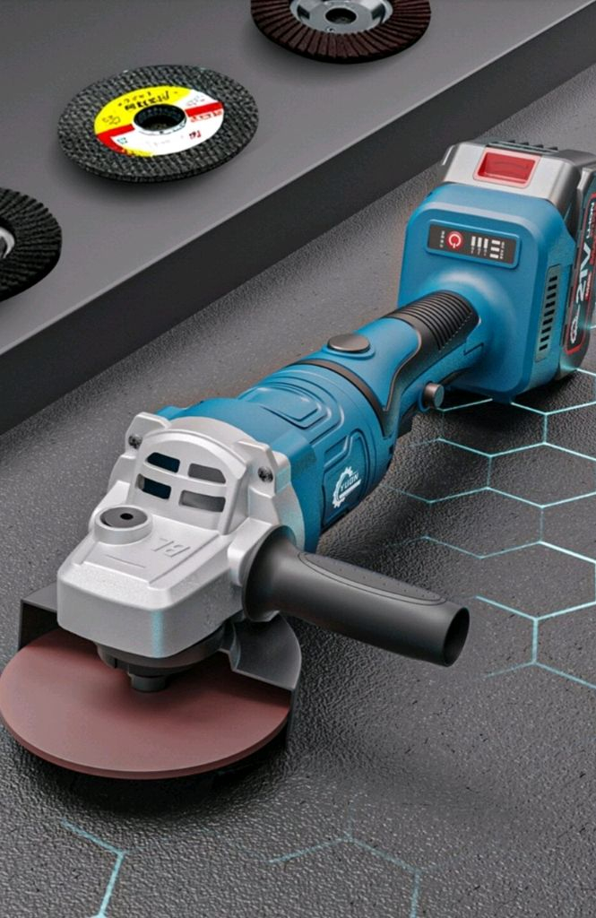 무선 전동 그라인더 충전식 핸드 글라인더 절삭 공구충전식 무선 전동 그라인더입니다. 휴대하기 편해서 작업 이미지