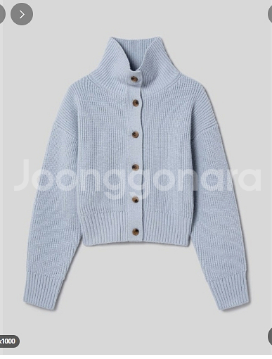 구호 플러스 KUHO 시그니처 하이넥 가디건 1 사이즈--3