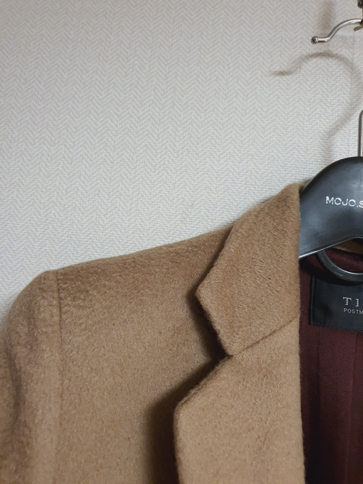 타임 TIME 이태리 100% 캐시미어 코트 55 사이즈 이미지