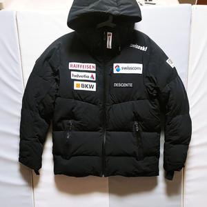 [XL] 데상트 F360 아우디 숏 패딩점퍼 블랙1452 이미지