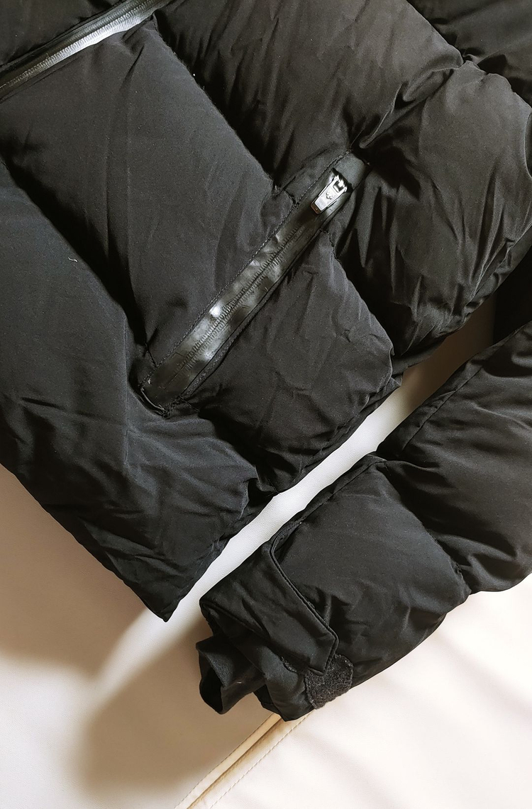 [XL] 데상트 F360 아우디 숏 패딩점퍼 블랙1452 이미지