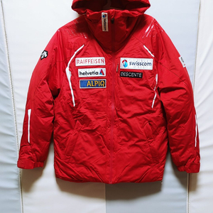 [XL] 데상트 아우디 스키 패딩점퍼 레드1453 이미지