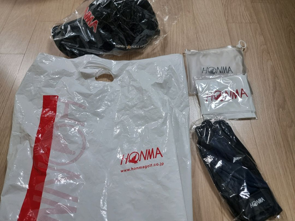혼마골프 잡화 (모자, 팔토시, 작업장갑)--4