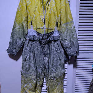 XS 후부 스키복 보드복 상하의세트