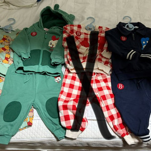 베베드피노 상하복90 세탁만한새상품