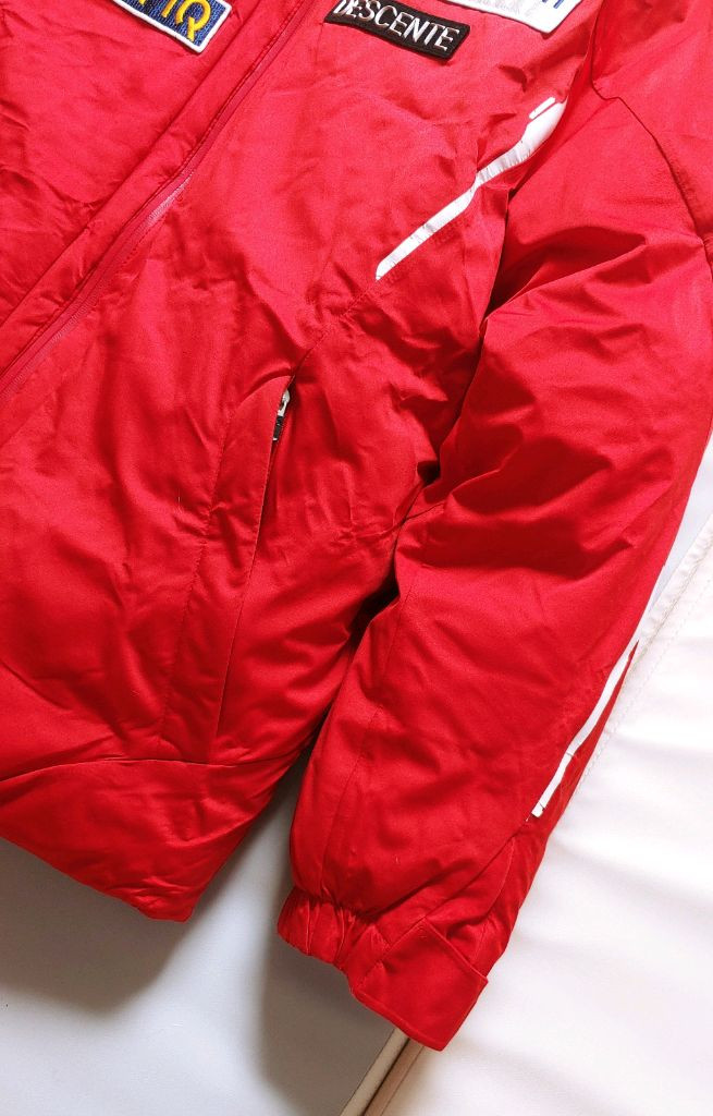 [XL] 데상트 아우디 스키 패딩점퍼 레드1453 이미지