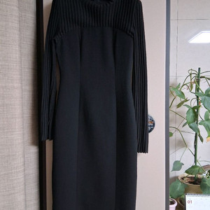 미샤 어깨금장포인트 원피스