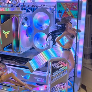 게이밍 컴퓨터 풀세트 이미지