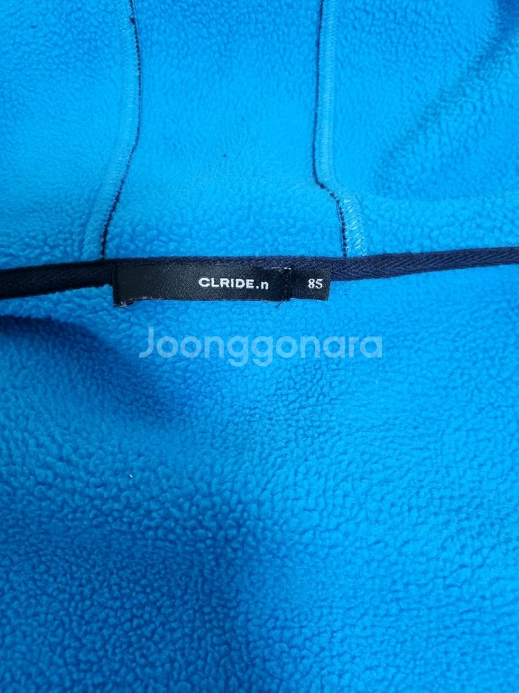 클라이드앤. 플리스 후드집업.85사이즈.진네이비--2