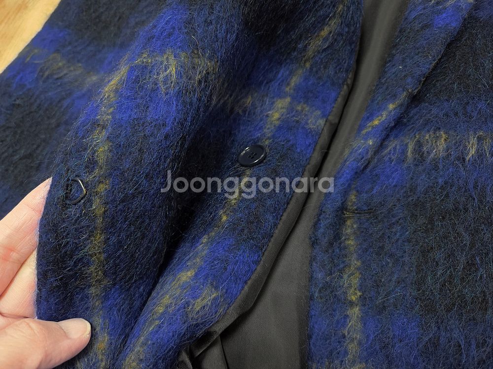 모조에스핀(MOJO.S.PHINE) 알파카 체크코트 55--3