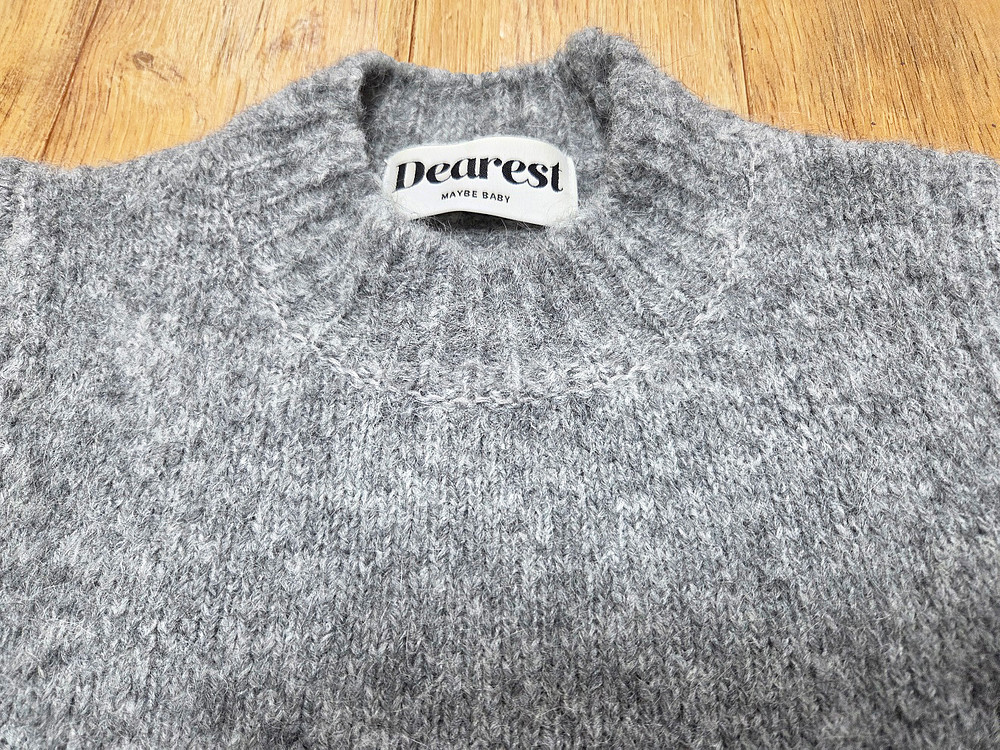 메이비베이비(MAYBEBABY) 디어리스트 알파카니트 프리사이즈 새상품--1