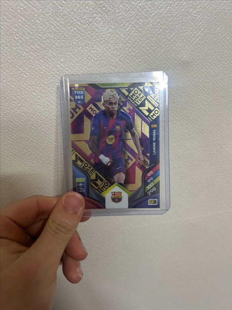 <희귀> 바르셀로나 야민야말 FIFA 365 모멘텀등급 카드--0