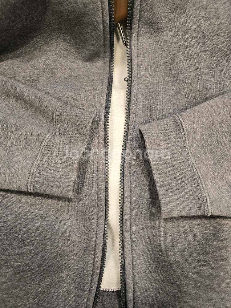 나이키 기모 회색 후드집업 자켓 M(95)--4