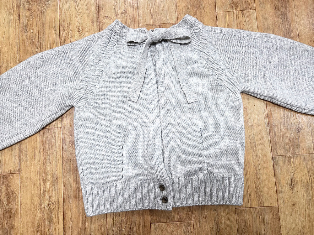 모한(MOHAN) RTW 셰틀랜드울 백 오픈니트 55-66--7