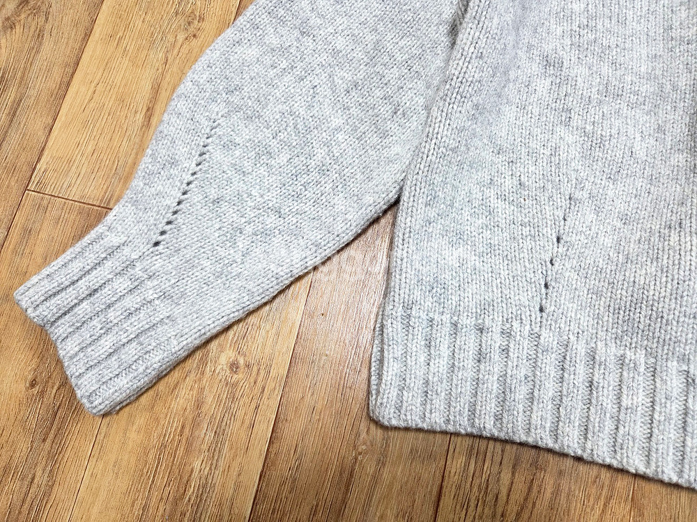 모한(MOHAN) RTW 셰틀랜드울 백 오픈니트 55-66--6