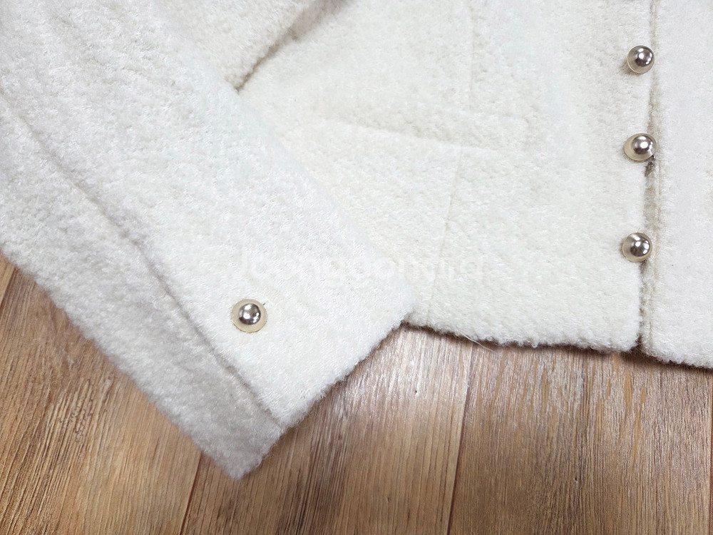 르네제이(RENE J) BOBO 부클 크롭 트위드 울자켓 55-66--8