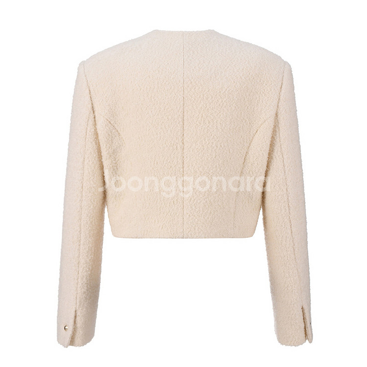 르네제이(RENE J) BOBO 부클 크롭 트위드 울자켓 55-66--2