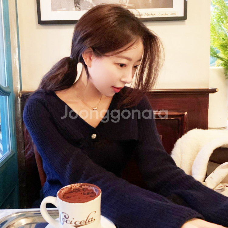 시예(siye) 시예샵 샵시예 네이비 홀리데이 라쿤 볼레노 니트세트 프리사이즈 새상품--1