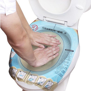 변기 뚫어뻥 스티커 10장