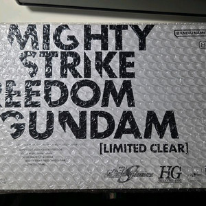 HG 마이티스트라이크 프리덤 건담 블루레이 버전