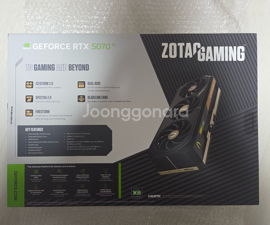 RTX 5070 Ti 그래픽카드--1