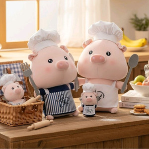 아기돼지 요리사 꼬숑 인형 이미지