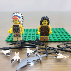 레고 인디언 아마존여전사 미니피규어 팔아요