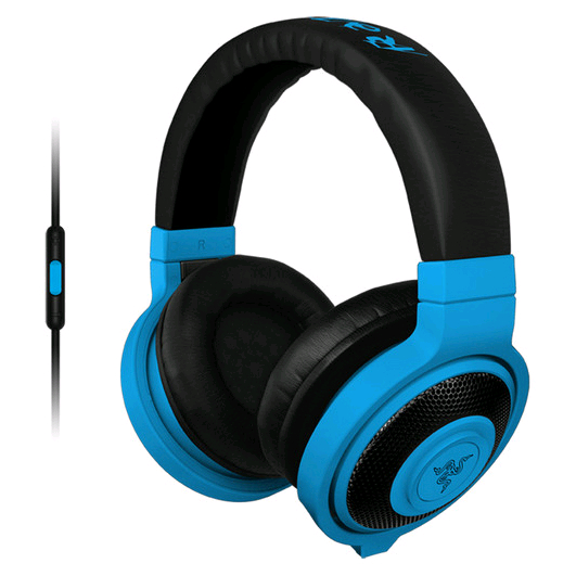 (미개봉) 레이저 크라켄 네온 게이밍 헤드셋--1