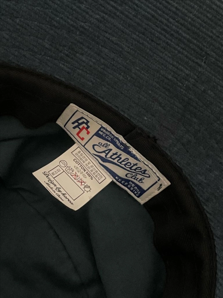 [AAC] All Athletes Club 네이비 코듀로이 버킷햇 이미지