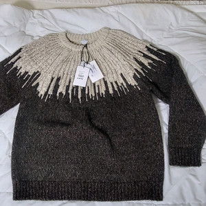 보테가 베네타 믹스 울 그래픽 니트