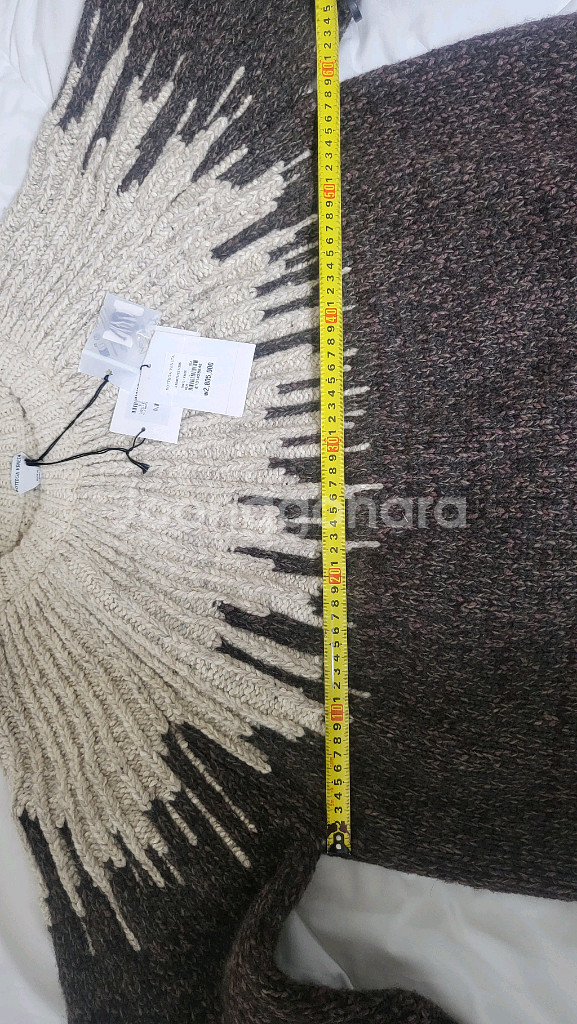 보테가 베네타 믹스 울 그래픽 니트--3