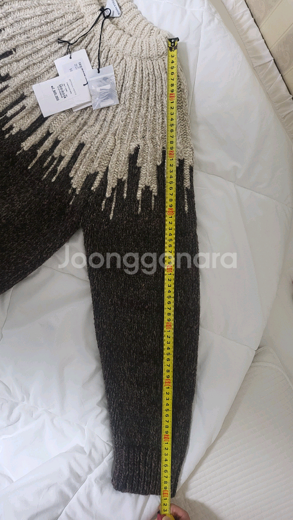 보테가 베네타 믹스 울 그래픽 니트--5