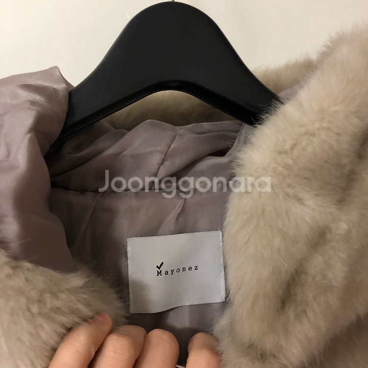 인조 후드 프리미엄 비건 밍크 코트 페이크퍼 에코퍼 자켓 점퍼 프릴A라인--6